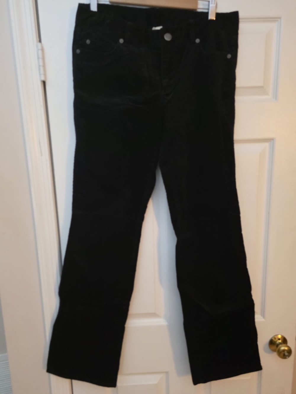 Women’s J. Crew Black Vintage Corduroy Bootcut Pants. Sz Tall 10. NWT
